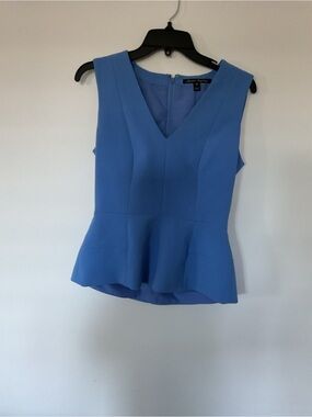 Sandra Angelozzi Sleeveless Peplum Top